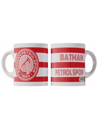 Kırmızı Beyaz Çizgili Batman Petrolspor Taraftar Kupa bardak  